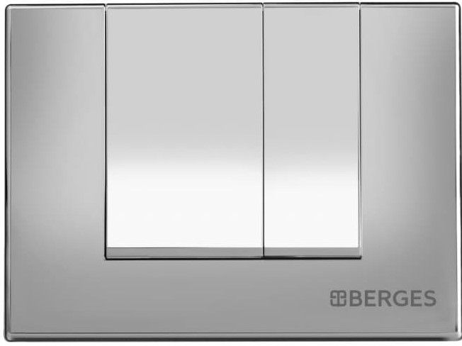 Комплект Berges 4в1 043267: инсталляция NOVUM525 кнопка S3 хром глянец унитаз Okus сиденье Toma Slim SO