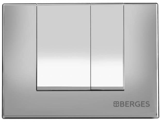 Комплект Berges 4в1 042427: инсталляция NOVUM525 кнопка S3 хром глянец унитаз Gamma сиденье микролифт