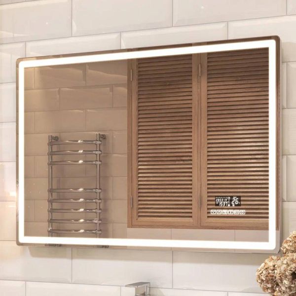 Зеркало с подсветкой Vigo Geometry Media voice 052 120 см