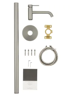 Напольный смеситель для раковины Wonzon & Woghand Stick WW-88649905-BN брашированный никель