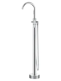 Напольный смеситель для ванны Wonzon & Woghand Stick WW-88649017-CR хром