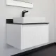Тумба с раковиной Comforty Марсель 00-00013396 75 см Белая матовая