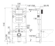 Инсталляция для унитаза Ceramica Nova Envision CN1001M с кнопкой смыва Round хром матовый