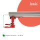 Душевой лоток IDDIS Перфекс (Perfex) 975B8SB20DZ 80 см хром матовый