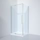 Душевой уголок Black&White Stellar Wind 812900C 90x90 см профиль хром стекло прозрачное