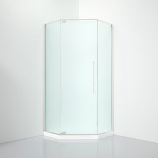 Душевой уголок Black&White Stellar Wind 815900CF 90x90 см профиль хром стекло матовое