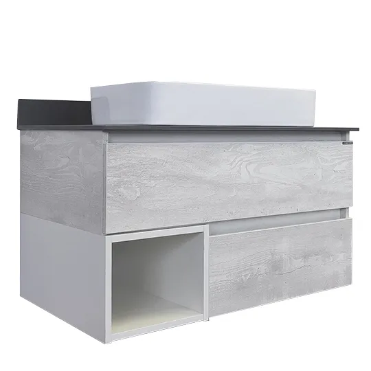 Тумба с раковиной Comforty Прага 00-00014425 90.5 см Дуб белый
