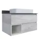 Тумба с раковиной Comforty Прага 00-00014425 90.5 см Дуб белый