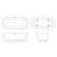 Акриловая ванна BelBagno 170x80 BB413-1700-800-MATT без гидромассажа