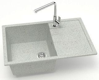 Кухонная мойка Azario Vision CS00078341 75 см светло-серый