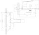 Смеситель для ванны Decoroom с ручным душем хром DR38036