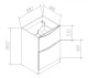 Тумба под раковину BelBagno напольная 60x85см Bianco Lucido LAVANDERIA-580/1200-2C-PIA-BL Тумба под раковину BelBagno напольная 60x85см Bianco Lucido LAVANDERIA-580/1200-2C-PIA-BL