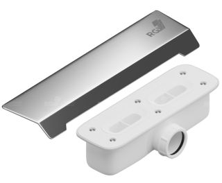 Сифон для душевого поддона RGW S-015 502411015-01 со стальной накладкой хром Сифон для душевого поддона RGW S-015 502411015-01 со стальной накладкой хром
