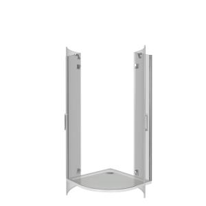 Душевой уголок Good Door SATURN R-100-C-CH 100x100 стекло прозрачное