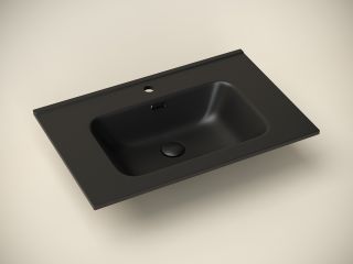 Мебельная раковина Ceramica Nova Element CN7007MB 71см чёрный матовый Мебельная раковина Ceramica Nova Element CN7007MB 71см чёрный матовый