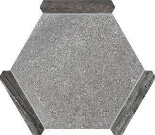 Керамогранит Monopole Сакраменто серый - черное дерево 71240, 22x25 (0,75)
