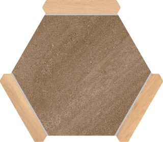 Керамогранит Monopole Сакраменто каштановый - сосна 71241, 22x25 (0,75)