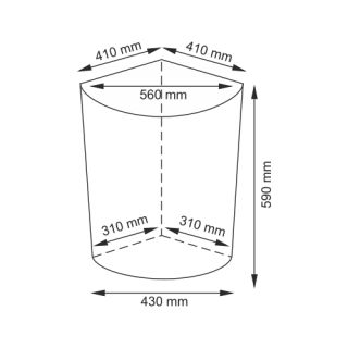 Wasserkraft Salm WB-270-L Плетеная корзина для белья с крышкой Wasserkraft Salm WB-270-L Плетеная корзина для белья с крышкой
