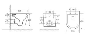Унитаз подвесной Weltwasser WW SALZBACH 041 MT-BL 10000008258 черный