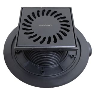 Душевой трап Azario AZ-381 AC чёрный матовый