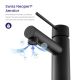 Смеситель для раковины Timo Saona 2361/03F чёрный Смеситель для раковины Timo Saona 2361/03F чёрный
