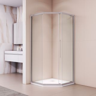 Душевой уголок RGW PA-86S 38088600-111N 100x100 см профиль сатин стекло прозрачное
