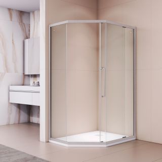 Душевой уголок RGW PA-86S 38088602-111N 100x120 см профиль хром стекло прозрачное