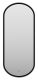 Зеркало с подсветкой Brevita Saturn SAT-Dro1-050-black 50см чёрный
