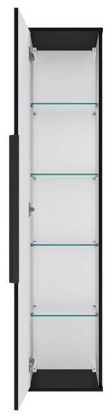Подвесной шкаф - пенал Brevita Savoy SAV-05035-030 35см универсальный чёрный