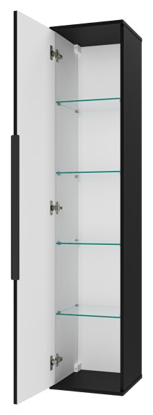 Подвесной шкаф - пенал Brevita Savoy SAV-05035-030 35см универсальный чёрный