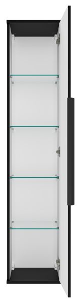 Подвесной шкаф - пенал Brevita Savoy SAV-05035-030 35см универсальный чёрный