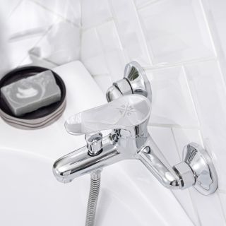 Смеситель для ванны с душем РМС SL86-009 хром Смеситель для ванны с душем РМС SL86-009 хром