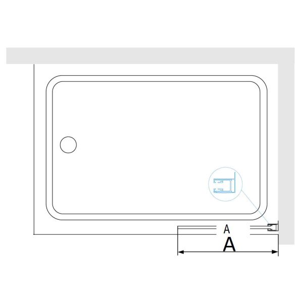 Шторка на ванну RGW SC-056-8B 35110562830-14 30см чёрный