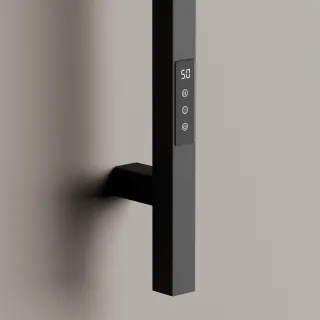 Полотенцесушитель электрический Sancos Линн (Linn) SC13002MB 153x3 см чёрный матовый