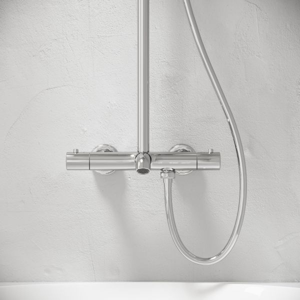 Душевая стойка Sancos Game SC3001LCH с термостатом хром