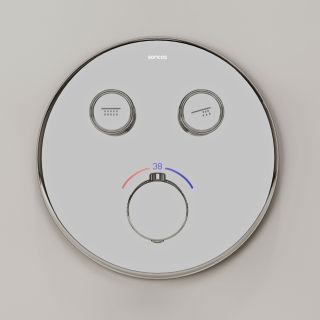 Душевой комплект с термостатом Sancos Космос (Space) SC3006CH хром
