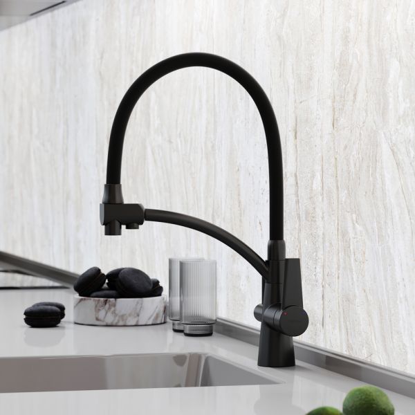 Смеситель для кухни Sancos Eri SC4001MB чёрный матовый