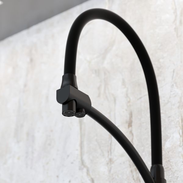 Смеситель для кухни Sancos Eri SC4001MB чёрный матовый