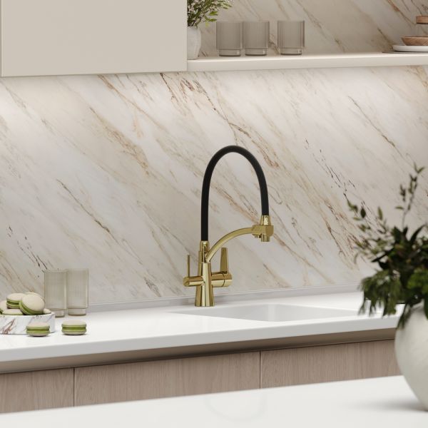 Смеситель для кухни Sancos Eri SC4001ZG полированное золото