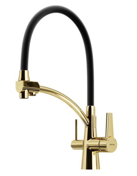 Смеситель для кухни Sancos Eri SC4001ZG полированное золото