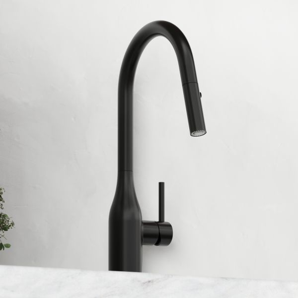 Смеситель для кухни Sancos Grand SC4002MB чёрный матовый