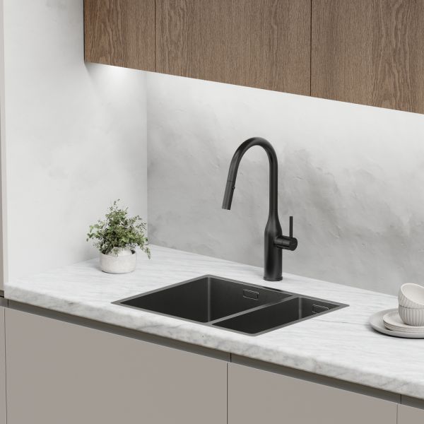 Смеситель для кухни Sancos Grand SC4002MB чёрный матовый