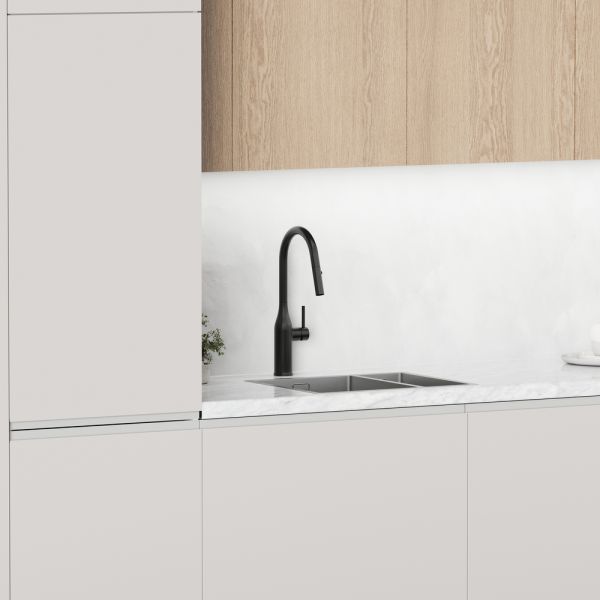 Смеситель для кухни Sancos Grand SC4002MB чёрный матовый