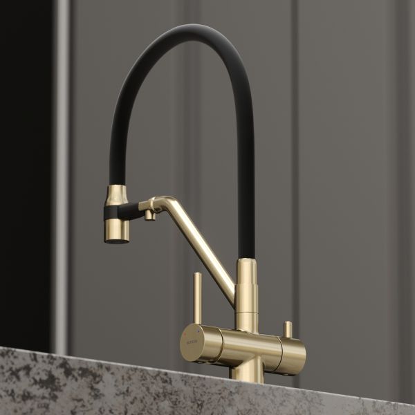 Смеситель для кухни Sancos Dora SC4003BG брашированное золото