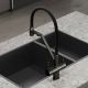 Смеситель для кухни Sancos Dora SC4003GG воронёная сталь