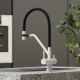 Смеситель для кухни Sancos Dora SC4003GR белый гранит