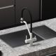 Смеситель для кухни Sancos Dora SC4003GR белый гранит
