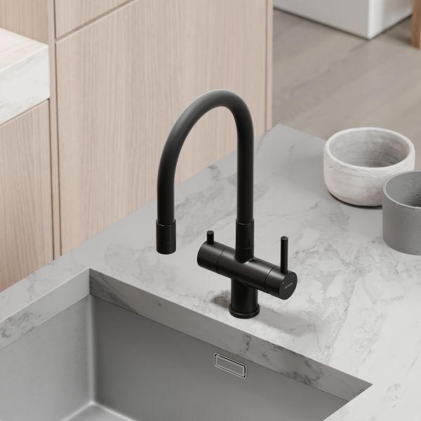 Смеситель для кухни Sancos Lucia SC4004MB чёрный матовый