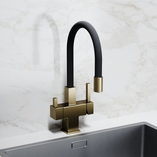 Смеситель для кухни Sancos Arno SC4005BG брашированное золото