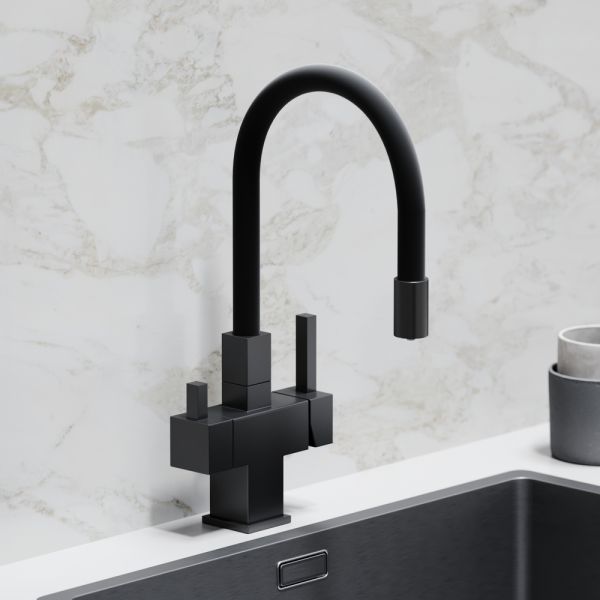 Смеситель для кухни Sancos Arno SC4005MB чёрный матовый